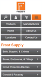 Mobile Screenshot of frostelectric.com